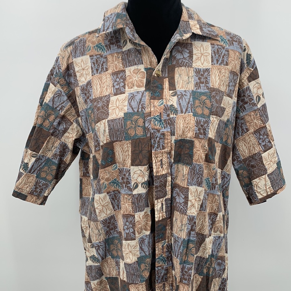 Hawaiian Shirt vintage Luau ONO & Company  by Liberty House size Large